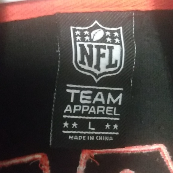 NFL APPAREL CHICAGO BEARS Hoodie Size LG Gray, Blue, and Orange - Picture 5 of 8